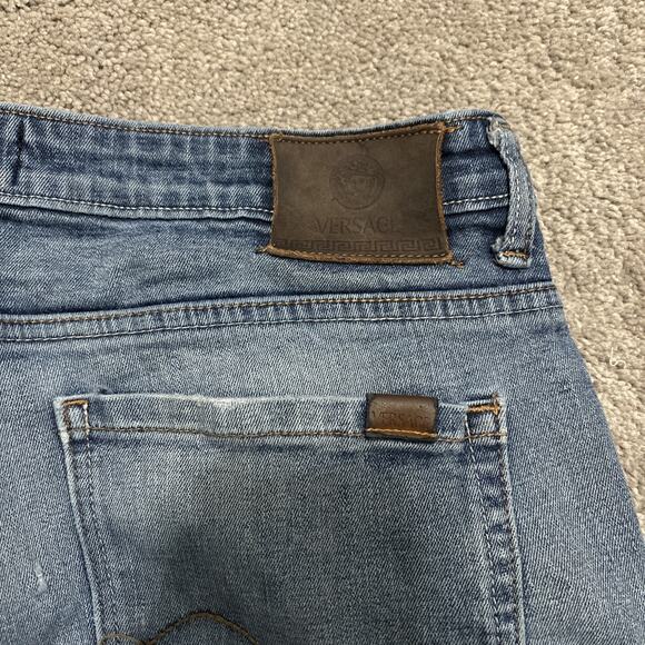 Vintage y2k Versace Super Skinny Jeans 38x32 - Picture 5 of 7